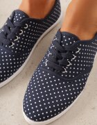  Adidași Bleumarin sub gleznă cu buline Porenia