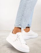  Adidași Casual Albi cu Pandantiv Ursuleț Ulevidia