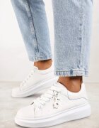  Adidași Casual Albi cu Pandantiv Ursuleț Ulevidia