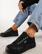  Adidași Casual Negre până la gleznă cu platformă cu șireturi Reapita