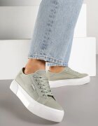  Adidași Casual Verde până la gleznă cu platformă cu șireturi Reapita