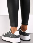  Adidași Gri cu Model Geometric pe Platformă Vihid