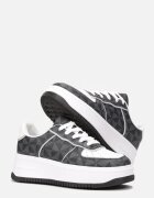  Adidași Gri cu Model Geometric pe Platformă Vihid