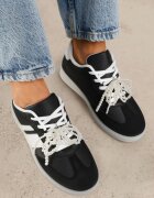  Adidași Negre Tip Tenisi Iconici cu Decorațiuni cu Perle Nalavia