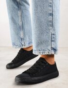  Adidași negri clasici Vices cu șireturi până la gleznă Elleriome