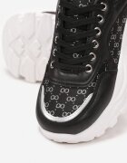  Adidași Negri cu Fir Metalic cu Talpă Groasă Melimeda