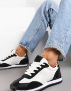  Adidași Negri cu Inserții Decorative Fania