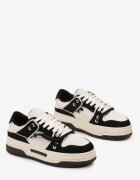  Adidași negri cu platformă cu șireturi decorative Aqara