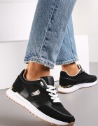  Adidași Negri cu Talpă Decorativă și Cusături Novajean