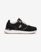  Adidași Negri cu Talpă Decorativă și Cusături Novajean