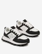  Adidași Negri cu Talpă Lată și Aplicație Sclipitoare Afradia