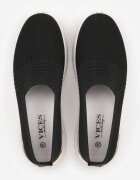  Adidași Negri Elastici cu Inserție Metalică pe Călcâi Jestella
