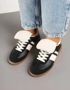  Adidași Negri în Stil Tenis cu Manșetă Aveloren
