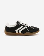  Adidași negri în stil tenis decorați cu model geometric Teloriella