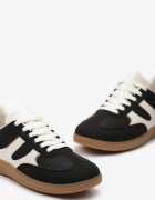  Adidași Negri tip tenisi Decorați cu inserții Ysalesa