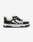  Adidași Negru-Alb Decorați Cu Aplicații Din Denim Cliome