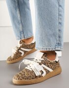  Adidași panteră tip tenisi iconici cu fundă decorativă detașabilă Korilinda
