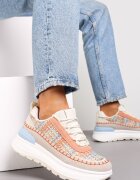  Adidași Portocalii cu platformă Buffona