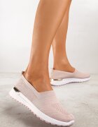  Adidași Roz Elastice cu Inserție Metalică la Călcâi Jestella