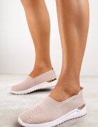 Adidași Roz Elastice cu Inserție Metalică la Călcâi Jestella