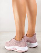  Adidași sport Roz Slip-on tip șosetă cu talpă decorativă Moonlise
