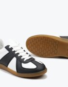  Adidași Tenisi Negru-Alb cu Cusături Decorative Sumina