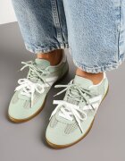  Adidași verde deschis în stil teniși decorați cu model geometric Teloriella