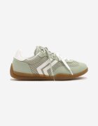  Adidași verde deschis în stil teniși decorați cu model geometric Teloriella