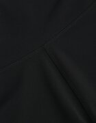 alina Pantaloni scurți Negri tip colanți High Waist cu elastic în talie Xelfea