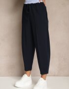 allyson Compleu de Trening Bleumarin cu Viscoză Pantaloni cu șnur decorativ și Top Nitunela