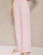 allyson Compleu Roz cu Pantaloni Largi și Cămașă cu Șnur Decorativ Filaniella