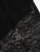 allyson Pantaloni Negri High Waist evazați din Dantelă Ferella