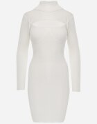 allyson Rochie Albă Reiată Varia