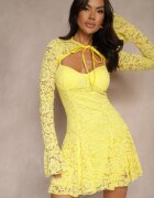 allyson Rochie Nelfedi Galbenă