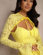 allyson Rochie Nelfedi Galbenă