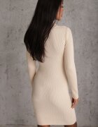 allyson Rochie reiată bej deschisă Varia