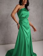 allyson Rochie Verde Elegantă cu un umăr cu croială asimetrică Leylane