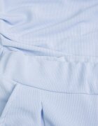 allyson Set Albastru deschis Bluză cu pernuțe la umeri și Pantaloni drepți cu elastic în talie Divanes