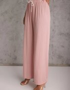 ambitionfly Set Roz Supradimensionat Decorat Cu Zirconii Tricou și Pantaloni Arnateia