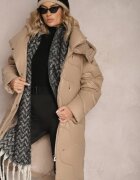 ann gissy Geacă bej închis matlasată Zechia