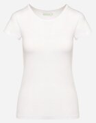 ann gissy Tricou Casual Alb din Bumbac Zeiasha