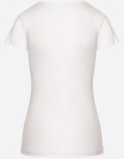ann gissy Tricou Casual Alb din Bumbac Zeiasha