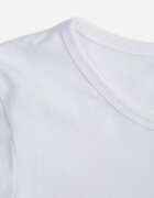 ann gissy Tricou Casual Alb din Bumbac Zeiasha