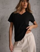ann gissy Tricou Negru Clasic din Bumbac Irithnea