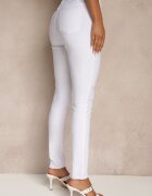 b.s.jeans Pantaloni Albi Tip Skinny cu Bumbac Talie Înaltă Sepallia