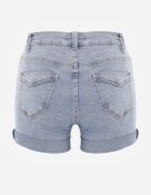 b.s.jeans Pantaloni scurți Albaștri Jeans High Waist cu adaos de bumbac Neldara