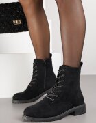 ballada Botine Clasice Negre Worker Morienne