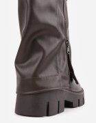 ballada Botine Maro Biker Boots cu carâmb tip crac cu Cataramă Veresta