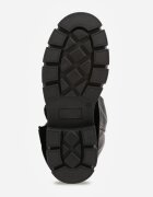 ballada Botine Negre Biker Boots cu Carâmb imitând Cracul pantalonului cu Cataramă Veresta
