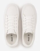 ballada Chunky Sneakers Alb pe platformă reliefată Trianne